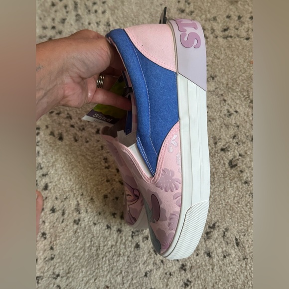 Brand New Women’s Disney Stitch & Angel Slide On Loafer Shoes - Picture 5 of 6